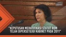 Ucapan penuh bekas ahli diplomat negara, Datuk Noor Farida Ariffin di Forum Malaysia & Statut Rom di Universiti Malaya