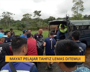 Mayat pelajar tahfiz lemas ditemui