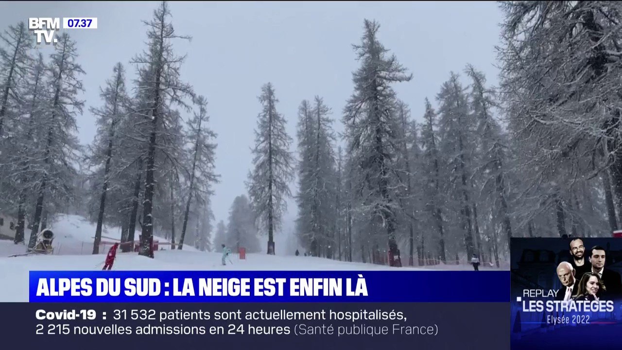 À Valberg, dans les Alpes du Sud, la neige est enfin de retour