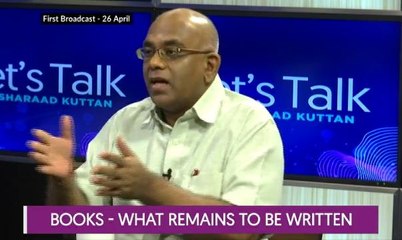 Let's Talk: Books - What Remains to be Written