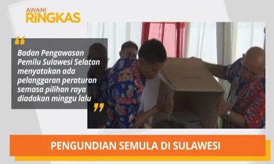 AWANI Ringkas: PM minta komuniti Orang Asli suarakan pandangan & pengundian semula di Sulawesi
