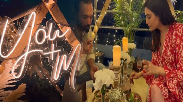 Karishma Tanna ने पति Varun Bangera संग ऐसे मनाया Valentine; Video viral | FilmiBeat