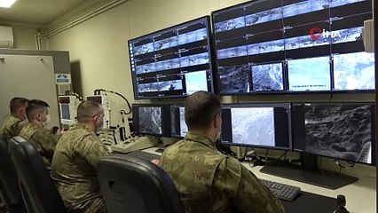 Dağların aslanları eksi 20 derecede vatan nöbetinde