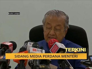 Sidang Media Perdana Menteri - FELDA, ECRL, TH dan Bandar Malaysia