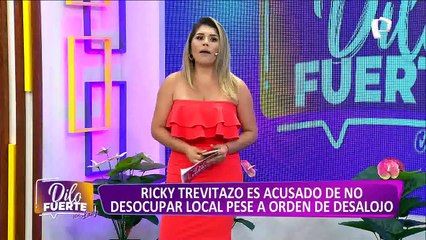 Ricky Trevitazo es acusado de no desocupar local pese a orden de desalojo