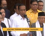 Jokowi terima ucapan tahniah