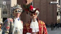 Revellers flock Venice's first post-pandemic Carnival