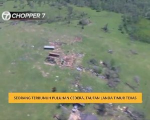 Seorang terbunuh puluhan cedera, taufan landa timur Texas