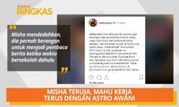 AWANI Ringkas: Hael akui ada keserasian bersama Zizi Kirana, Misha teruja mahu terus kerja dengan Astro AWANI