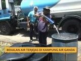 Bekalan air terjejas di Kampung Air Ganda