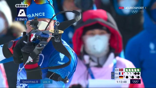 Latypov craque et Fillon Maillet conclut le relais tricolore avec l'argent | Biathlon | JO 2022