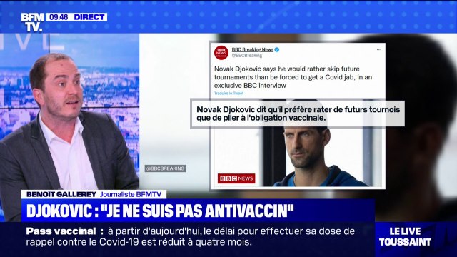 Novak Djokovic prêt à renoncer à Roland-Garros et Wimbledon s'il doit être vacciné contre le Covid-19
