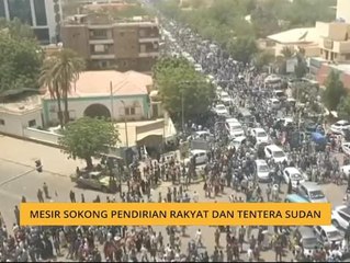 Mesir sokong pendirian rakyat dan tentera Sudan