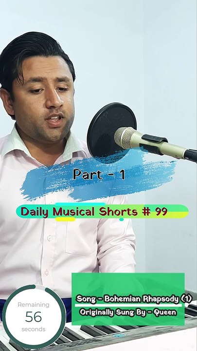Bohemian Rhapsody [Part - 1] (Cover) | (Daily Musical Shorts #99) | Acorn Wolve | #Shorts