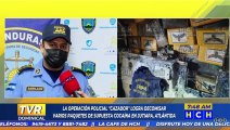 Decomisan más de 70 kilos de cocaína en la aldea El Aguacate de Jutiapa, Atlántida