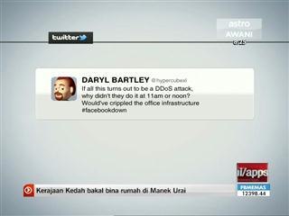 Reaksi media sosial tentang isu Facebook digodam