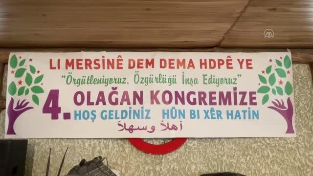 HDP Eş Genel Başkanı Buldan, partisinin Mersin kongresinde konuştu