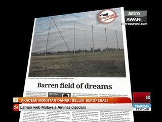 Akademi Mokhtar Dahari belum beroperasi