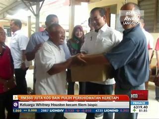 RM360 juta kos baik pulih perkhidmatan keretapi