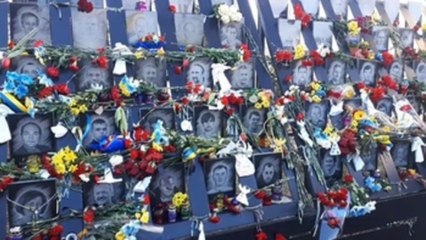 Los ucranianos conmemoran la revolución del Maidán pese a la amenaza rusa