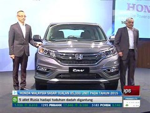 Honda Malaysia sasar jualan 85,000 unit pada tahun 2015