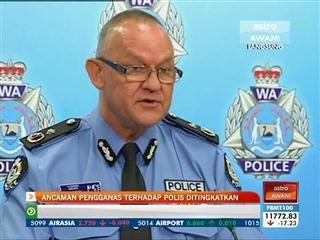 Ancaman pengganas terhadap polis ditingkatkan