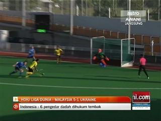 Hoki Liga Dunia : Malaysia 5-1 Ukraine