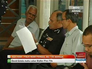 Kes dera: Polis akan panggil ibu tiri mangsa