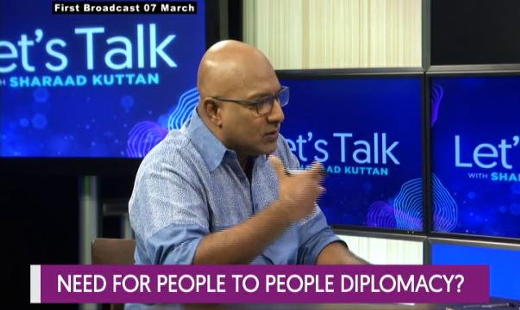 Let's Talk: Can People To People Diplomacy Change the Conversation?