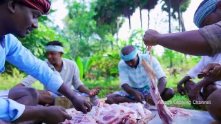 MEAT and RICE _ Arabian Traditional Meat and Rice Recipe Cooking in Indian Village _ Mutton Recipe