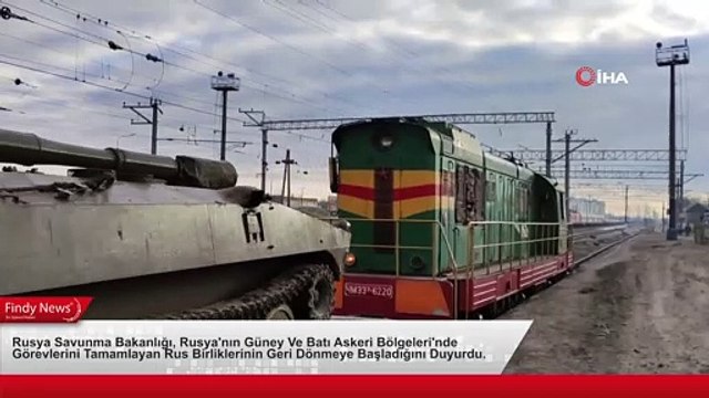 Rusya Savunma Bakanlığı, Rusya'nın Güney Ve Batı Askeri Bölgeleri'nde Görevlerini Tamamlayan Rus Birliklerinin Geri Dönmeye Başladığını Duyurdu