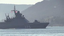 ÇANAKKALE - Rus askeri gemisi Çanakkale Boğazı'ndan geçti