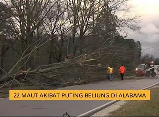 22 maut akibat puting beliung di Alabama
