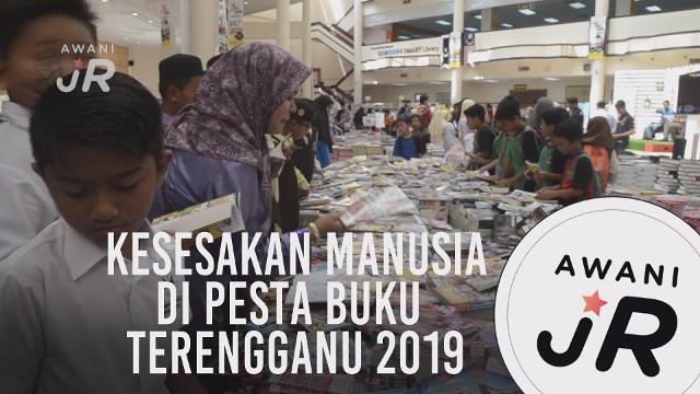 #AWANIJr: Kesesakan manusia di Pesta Buku Terengganu 2019