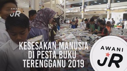 #AWANIJr: Kesesakan manusia di Pesta Buku Terengganu 2019