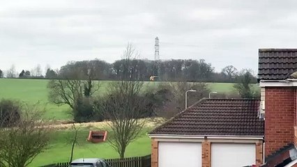 Air Ambulance lands in field near Grantham after two vehicle collision on Belton Lane