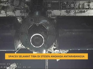 SpaceX selamat tiba di Stesen Angkasa Antarabangsa