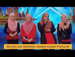 #Bualan 3 Mac: Belum lagi menang, #NAMA sudah popular