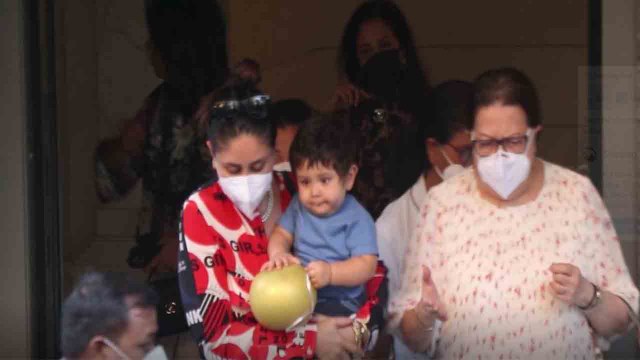 Kareena Kapoor Khan के बेटे Jehangir नाना Randhir के बर्थडे पर पहुंचे ऐसे; Watch video | FilmiBeat