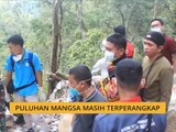 Puluhan mangsa masih terperangkap