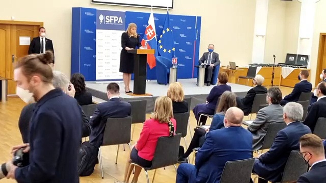 ZÁZNAM: Prezidentka: Zahraničná politika nebude úspešná bez jasnej podpory doma
