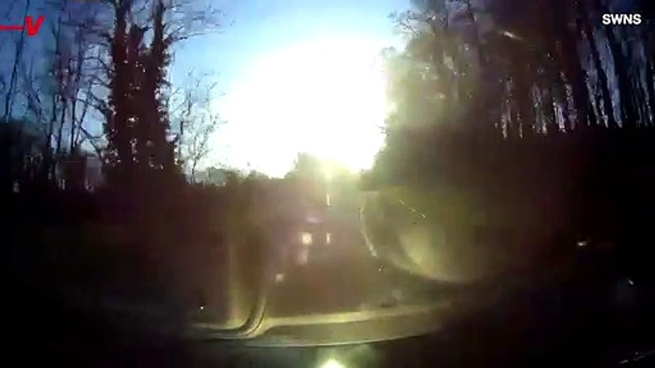 Unbelievable! Family Narrowly Avoids Death After Drunk Driver Has Near Head-On Collision