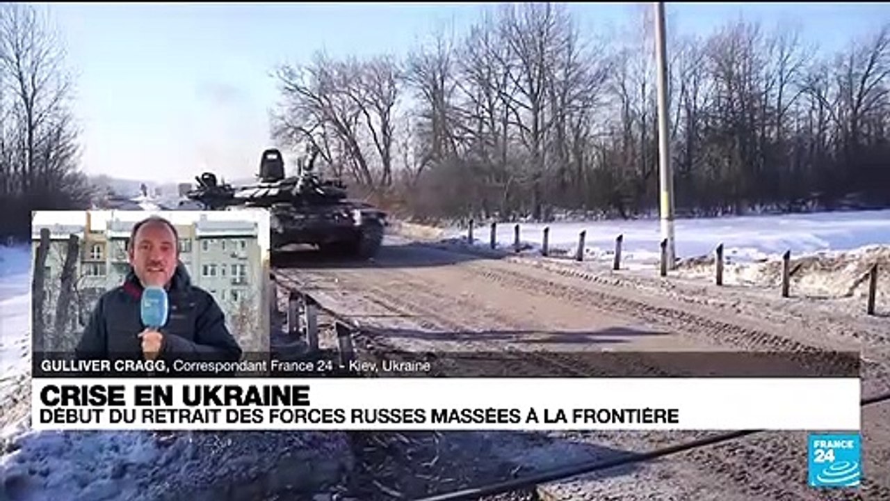 Crise en Ukraine : les réactions à Kiev après l'annonce de retrait des troupes russes