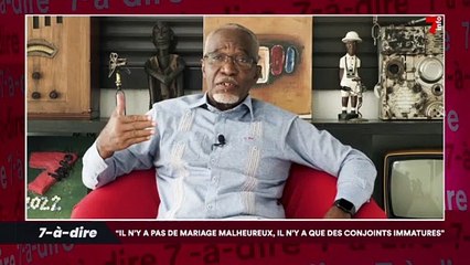 Césaire Akpa : "Il n'y a pas de mariage malheureux mais des conjoints immatures".