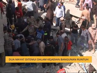 Dua mayat ditemui dalam kejadian bangunan runtuh
