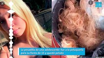 La pesadilla de una adolescente: fue a la peluquería  para su fiesta de 15 y quedó pelada