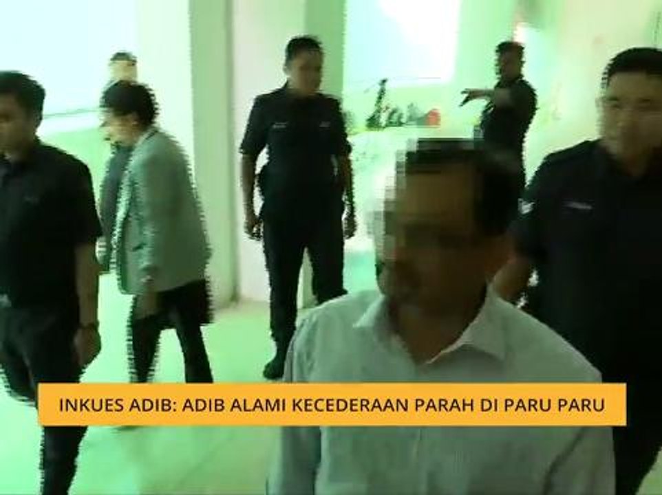 Inkues Adib: Adib alami kecederaan parah di paru paru