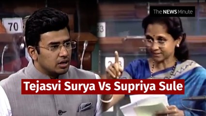 Supriya Sule tears into Tejasvi Surya on dynastic politics