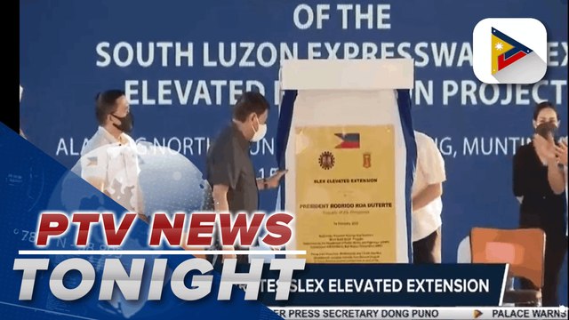 PRRD inaugurates SLEX elevated extension | via Karen Villanda