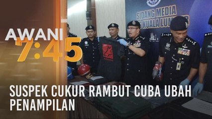 Samun MRT: Suspek cukur rambut cuba ubah penampilan sebelum ditahan
